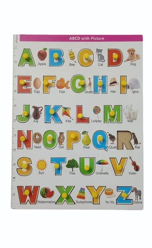 Alphabet Pinebord Puzzle Game